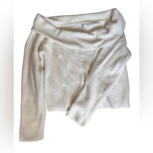 Altar'd State Cream Offshoulder Sweater - XL